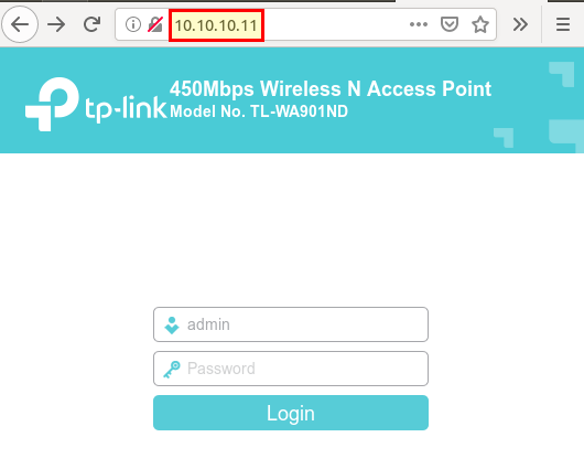 Access point login