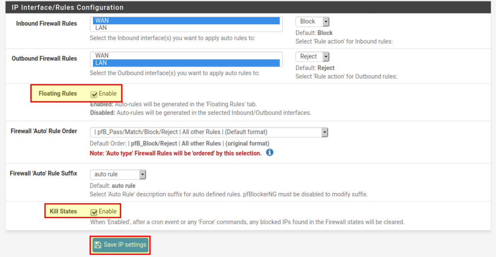 pfsense webfilter with pfblockerng